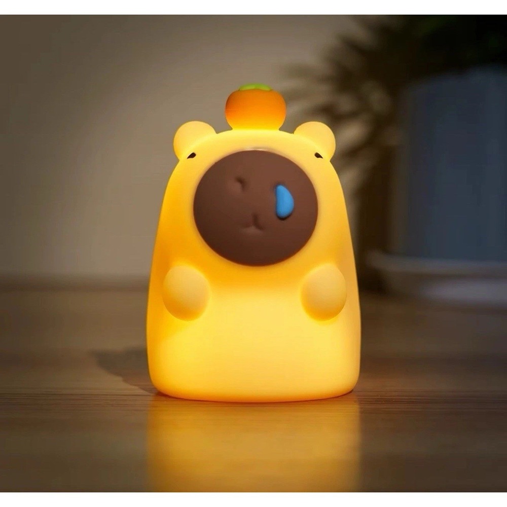 Capybara shapel Night Light,Touch-Sensitive Adjustment of Brightness,USB TYPC